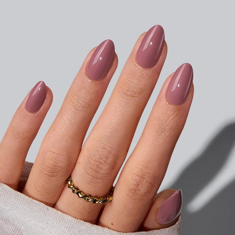 Daily Brew Short Almond Nails